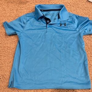 Under Armour Kids Light Blue Polo EUC size XS